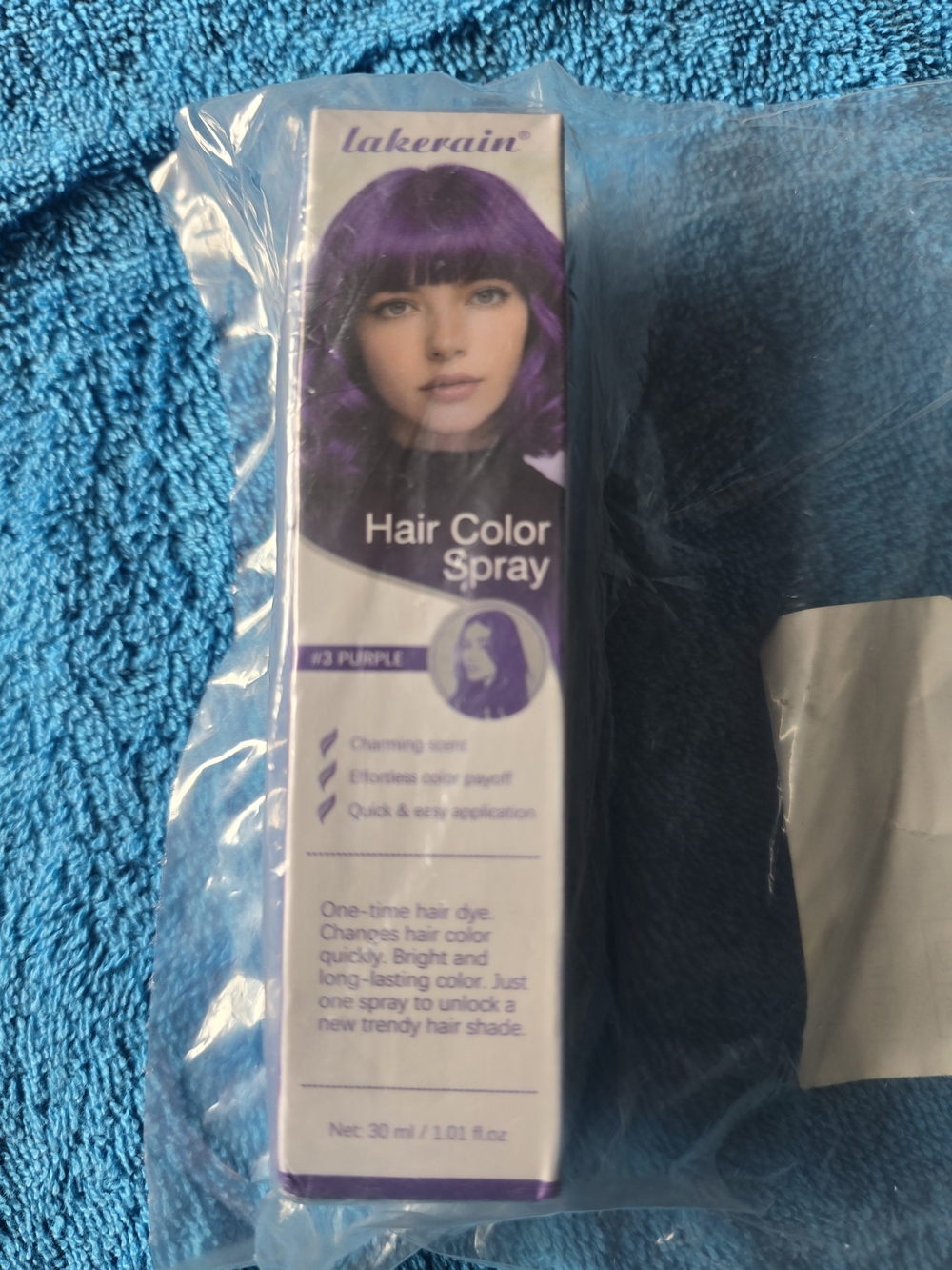 Sevich Hair Coloring Wax Purple Hair Color Spray NWT